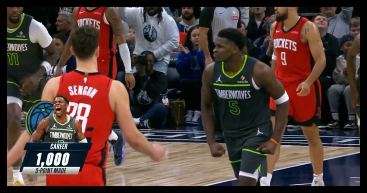  23歲186天！愛德華茲成NBA歷史上最年輕投進(jìn)1000記三分球員