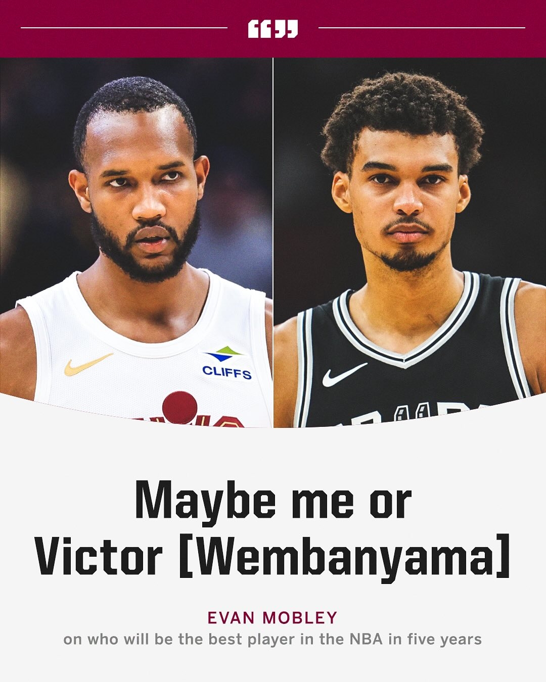  未來5年NBA最好的球員會是誰？莫布里：可能是我或者文班亞馬